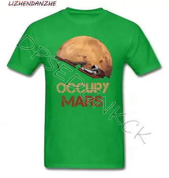 Novinka Muž Obsadiť Mars SpaceX Starman T Shirt v Pohode Človek, Bavlna Elon Musk Priestor X T-Shirt Lete Camiseta Značky tričko 098