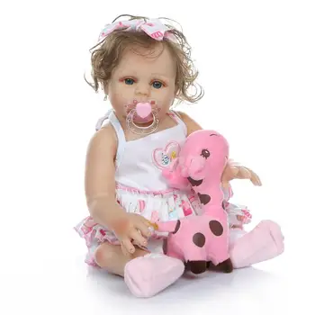 48 CM Pôvodná NPK bebe reborn bábiky batoľa dievča princezná vaňa hračka veľmi mäkké plné telo silikónové novorodencov bábika surprice