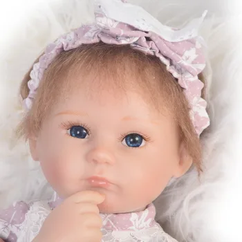 17inch 43 cm Silikónový Reborn Bábiky Baby Baby Živý Realistický Boneca Bebe lol Realisticky Reálne Menina Dievča Narodeniny Hračky Pre Deti,