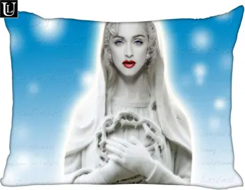 Top Predaj Madonna obliečka na Vankúš Vlastné vrecko na Zips Obdĺžnik Vankúš Prípadoch, Veľkosť 50x75cm (Dve strany) 1pcs vlastné