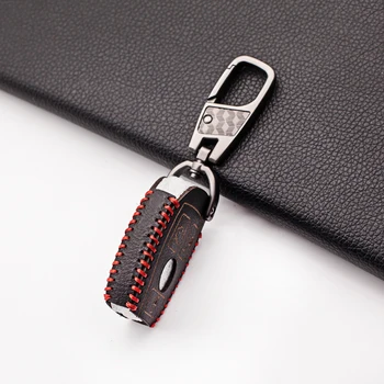 Funkčné Kožené Kľúča Vozidla Kryt Pre Mercedes-Benz W203 W210 W211 Amg W204 C E S Cls Clk Cla Slk Classe 3 Tlačidlá Smart Case