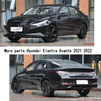 Pre Hyundai Elantra Avante 2021 2022 Auto Styling Cover Stick Výbava Nehrdzavejúcej Ocele Dvere Vnútorné Rukoväť Miska na Čítanie Rám Panelu 4pcs