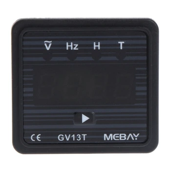 GV13T AC220V Generátor Digitálny Voltmeter Frekvencia Hodinu Test Panel Meter 6XDD