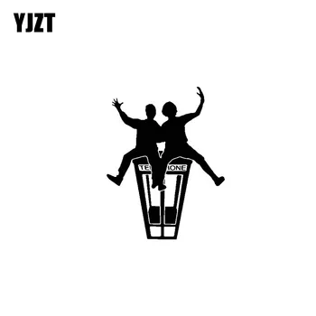 YJZT 13.8 CM*17.8 CM Bill A Ted Dobrodružstvo Vinyl Black Silver Motocykel, Auto Nálepky, Nálepky C13-000366