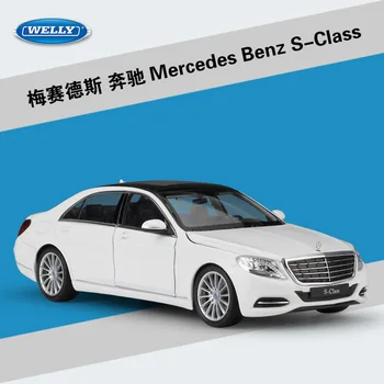 WELL 1/24 Auto Mercedes Benz S-Class Metal Diecast Model Auta