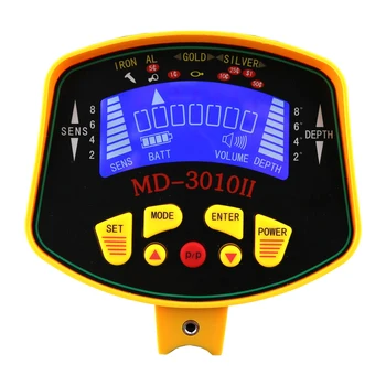 MD3010II Vysoká Citlivosť LCD Displej Podzemné Zlato Detektor Kovov