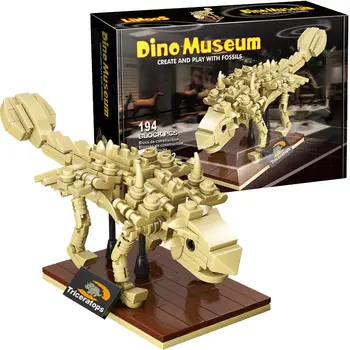 Stavebným hračky Jurský sveta dinosaurov fosílnych kostra Tyrannosaurus montáž stavebné bloky vzdelávací Model
