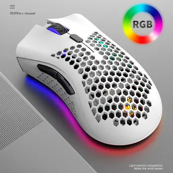 Slobody Vlk X3 Ľahký Bezdrôtový Herný Myš Herné RGB Žiariace Gaming Mouse
