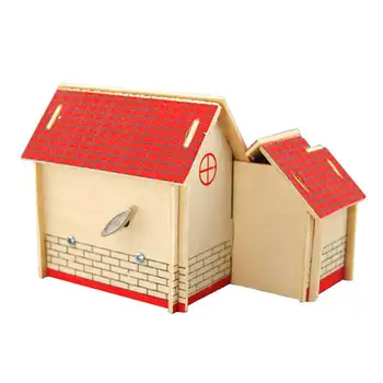 Montované Dom, urob si sám Music Box Náhodné Skladby Borovicového Dreva Music Box Drevené Ručné Hračky Zostaviť Kreatívne Darčeky Pre Deti, Chlapci Dievčatá