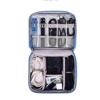 Cestovné Elektronické Príslušenstvo Kábel Organizátor Taška Prenosná Prípade, SD karty, Flash Disky drôty slúchadlá dvojvrstvové úložný box