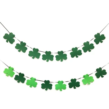 Festival St Patrick ' s Karneval Strán Vlajky Ťahanie Írsky Festival Vlajka Európskej Americké
