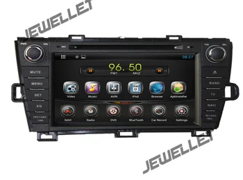 Octa-core IPS obrazovke Android, 10 Auta, DVD, GPS, rádio Navigácia Toyota Prius právo Jazdy obdobie 2010-