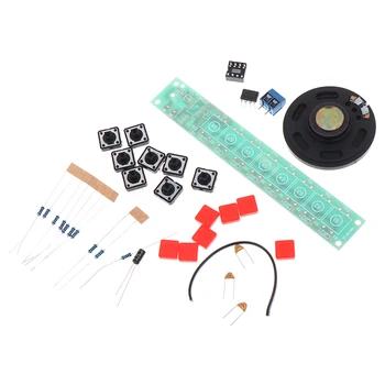 1 Nastavte DIY Kit NE555 Komponentov Elektroniky Klavír, Varhany Modul Batérie Poľa Nástroj Príslušenstvo