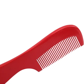 2 ks Svadobný Dodávky Nevesta Obliekanie Dreva Hrebeň Červený Čistý Mahagón Hairbrush Anti-Statické Na Hrebene Pinzety Kaderníctvo