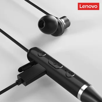 Lenovo XE05 Bluetooth5.0 Bezdrôtový Headset Nepremokavé Športové Slúchadlá s Potlačením Hluku Mic Magnetické Neckband Slúchadlá
