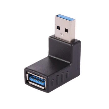 USB 3.0 Prevodník Extender kábel Kábel Adaptéra Mužov a Žien Rozšírenie Konektor Hore Dole Doprava Doľava Dizajn Pre Notebook PC