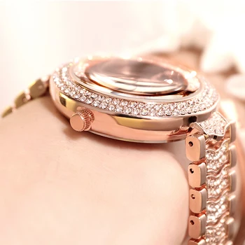 Reloj Femininos Sledovať Ženy Top Luxusné Značky Drahokamu Dámy Hodiny Módne dámske Hodinky, Náramok Žena Diamond Náramkové hodinky