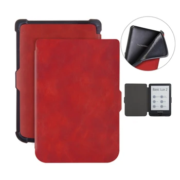 Smart Slim Ochranný Kryt puzdro Pre Pocketbook 616/627/632 základné Lux 2/dotyk Lux/touch HD Ereader+2 Zadarmo darček