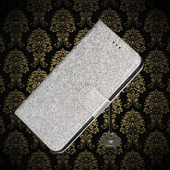 Bling Diamond Kožené puzdro Pre Xiao Redmi Poznámka 4X 4 5 6 7 8 8T 9 9S 5A Pro Prime kryt telefónu