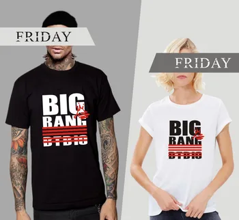 LUCKYFRIDAYF módne Bigbang T-shirts lete hip hop pár muži ženy t košele bežné tee tričko o-krku krátky rukáv t-shirt topy