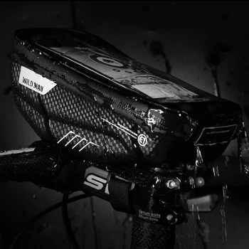 Požičovňa Taška na Riadidlá Mobilný Dotykový Telefón Package Rainproof MTB Bike Cestná Cyklistika Predné Trubice Taška Prípade Pevného Zariadenia X368B