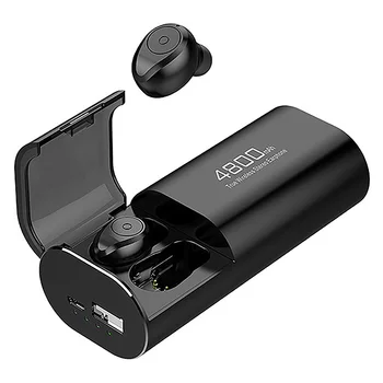HORÚCE Bezdrôtová 5.0 Slúchadlá s 4800MAh Plnenie Prípade [Ako Power Bank] s Mic USB Typu C Kábel TWS Stereo In-Ear Ucho