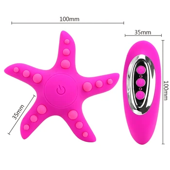 VATINE Vibrátor Sexuálne Hračky pre Ženy tvar Hviezdice Bezdrôtové Diaľkové ovládanie Stimuláciu Klitorisu 9 Frekvencia G-spot Masáž