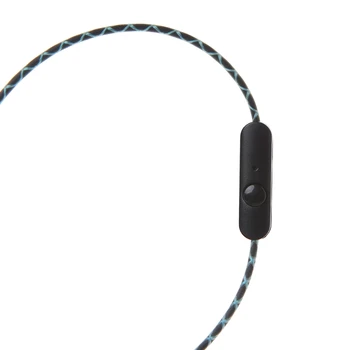 3,5 mm Ohnutý Slúchadlá Údržba Drôt DIY Slúchadlá Náhradný Kábel S Mikrofónom