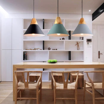 6 farieb stručný nordic jednoduchý prívesok žiarovka E27 LED moderné závesné osvetlenie pre podkroví spálňa, obývacia izba, jedáleň, kuchyňa, kaviareň