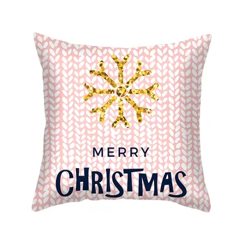 Vianočné Cartoon Elk Ozdobné Obliečky na Vankúše obliečka na Vankúš Vankúše na Pohovke Polyester Pillowcover Cuscini Dekoratívne