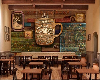 Beibehang abstraktných de parede tapety Super high definition ručne maľované, rozšírené retro cafe, pozadia na stenu, dekorácie