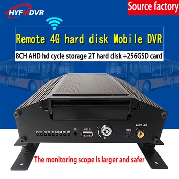 Pôvodné priame AHD 8 kanálov hd video monitorovanie hosť 4G GPS pevný disk remote video monitorovanie MDVR počítač on-line prezeranie