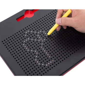 Kresliace Pero Doska s Magnetické Pero Deti učia Prenosné rysovaciu Dosku Montessori Hračka Magnetické Gule Náčrt Pad Tablet