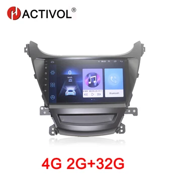 HACTIVOL 2G+32 G Android 8.1 Auto multimediálne pre Hyundai Elantra zahraničných auto dvd prehrávač, gps navi auto príslušenstvo 4G internet