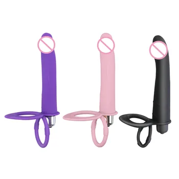 10 Režimy Sexuálne Hračky pre Homosexuálov Análny Zadok Plug Vibrátor s Manželskou Krúžky na Penis