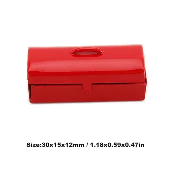 6Pcs Mini RC Dekorácie Nástroj Nastaviť Box Prípade Súprava Príslušenstva Časť pre 1/10 RC Auto Crawler Axial SCX10 RC4WD D90 D110 TF2