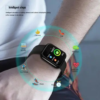 HobbyLane P70 Smart Hodinky Krvného Tlaku Meranie Tepovej frekvencie Fitness Náramok Smartwatch Podporu IOS Android d29