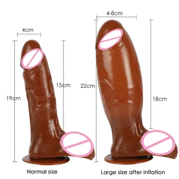 ženské nafukovacie rozšírenie prísavky simulácia penis muža Obrovské Nafukovacie Penis pre ženy, Dospelých produkty