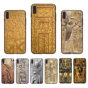Egyptská Civilizácia Rock Rezbárske Umenie Telefón Case pre iPhone 11 pro X XS MAX 6 6 7 7plus 8 8Plus 5 5S SE XR 2020 Škrupiny