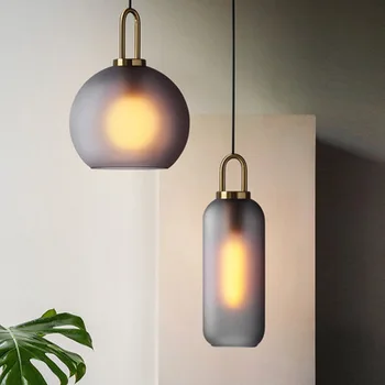 Moderný Sklenený Prívesok Svetlo Nordic Jedáleň, Kuchyňa Light Designer Závesné Lampy Avize Lustre, Osvetlenie, Ing hanglamp