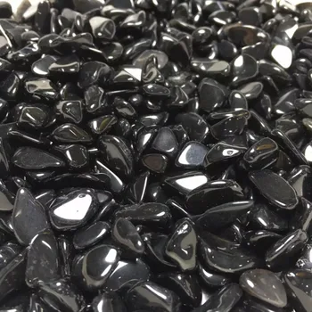 100g Prírodné Čierna Obsidián Quartz Crystal Mini Kameň Rock Čipy Energy Healing