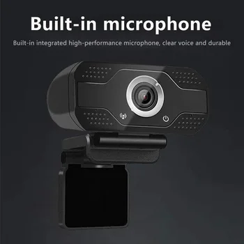 2MP 1080P Webová Kamera Webkamera Domácnosti Počítačovej Bezpečnosti, USB, HD Mikrofón Sada Dielov pre Live Online Vysielanie Prúdu