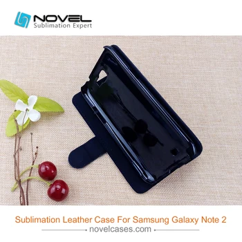 Prenos tepla 2D Flip Cover Peňaženky obal Pre Samsung Pozn.2