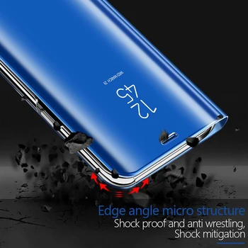 Pre Coque Huawei P Smart Prípade Z Luxusné Smart Mirror Flip Vymazať Zobrazenie Kryt Na PSmart Z STK-LX1 Príslušenstvo Pre P Smart Z Fundas