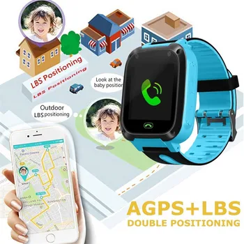 Smart Hodinky pre deti android Smartwatch S kamerou Podporu hovor SIM LBS/GPS SIM Karty Dieťa SOS Volanie Locator