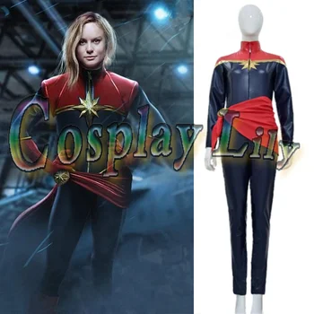Kapitán Carol Danvers cosplay kostým kapitán cosplay kostým oblečenie Carol Danvers jumpsuit