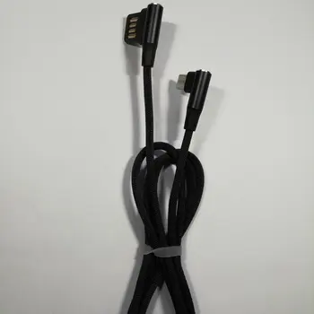Mobilný Telefón Nabíjanie Kábel Rýchle Nabíjanie USB Napájací Kábel Koleno Dátový Kábel pre Android/Typ-C