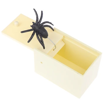 Vtipný Žart Spider Vydesiť Box Halloween Dekorácie Trick Or Treat Vtip Hračky