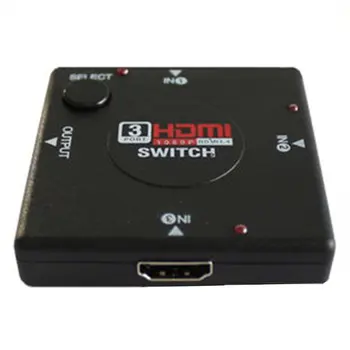 Hdmi Mini Prepínač 3 Zariadenia Pre 1 Televízor Prepnúť Box 3 Spôsob Výberu 1080P 3 V 1 výstup Hdmi Splitter Podpora 3D