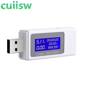 DC4-30V Elektrickej energie USB kapacita napätie tester aktuálne meter monitor voltmeter ammeter KWS-1705A